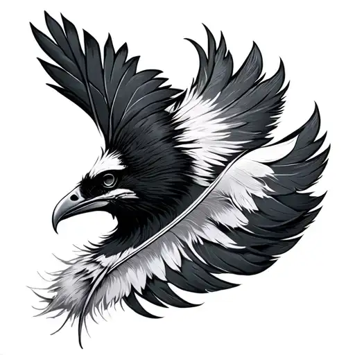 feather hawkeye 262 tattoo design idea