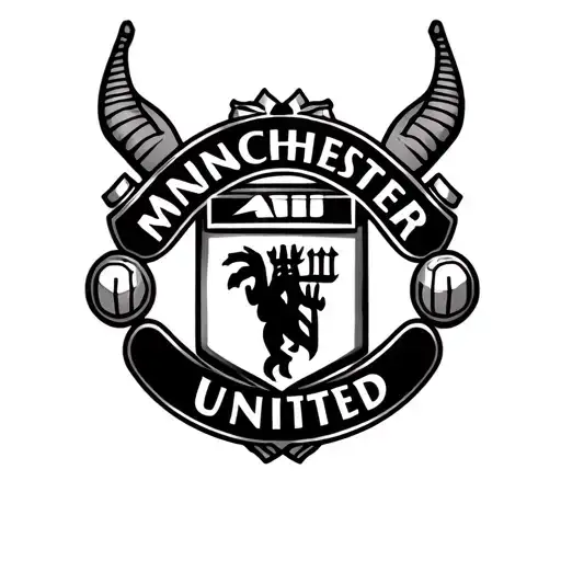 Manchester United devil tattoo design idea