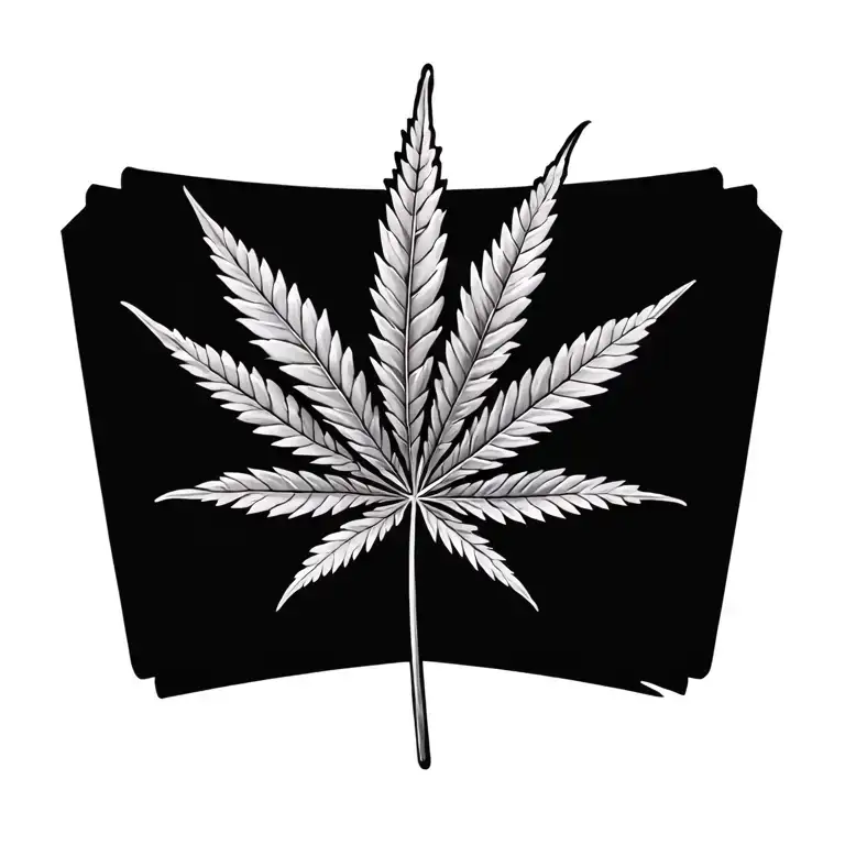 marijuana leaf 420 tattoo tattoo design idea