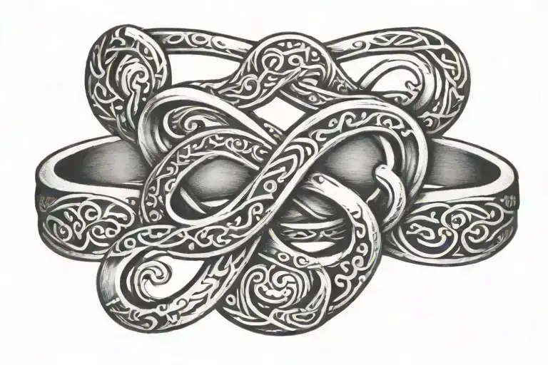 infinity symbol ring finger tattoo tattoo design idea