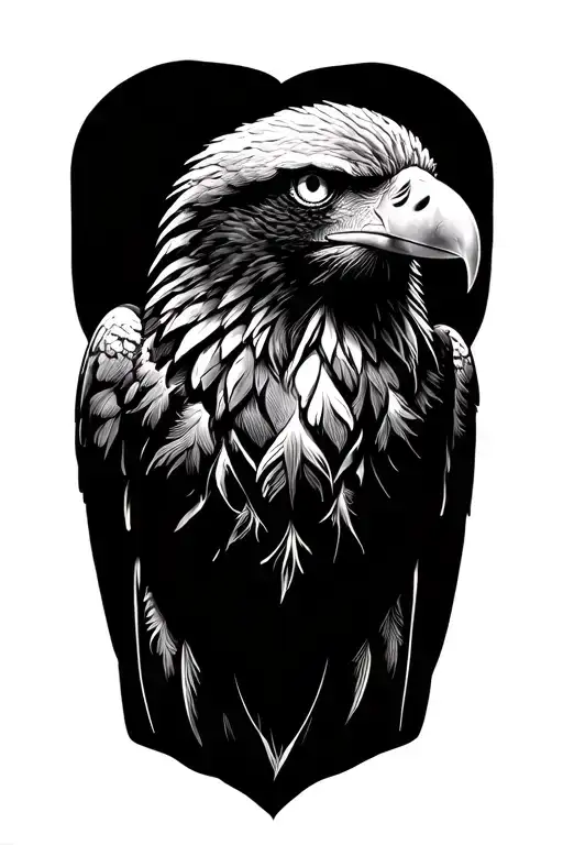 eagle tattoo design idea