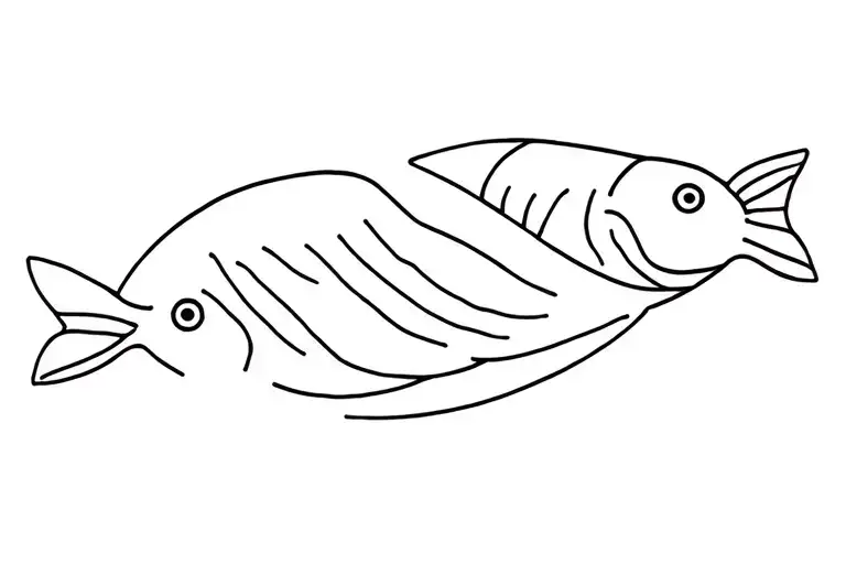 Loaves and Fishes tattoo design idea