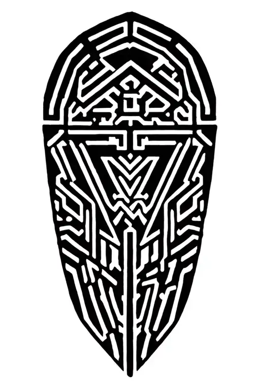 Qr Code tattoo design idea