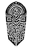 Qr Code tattoo design idea