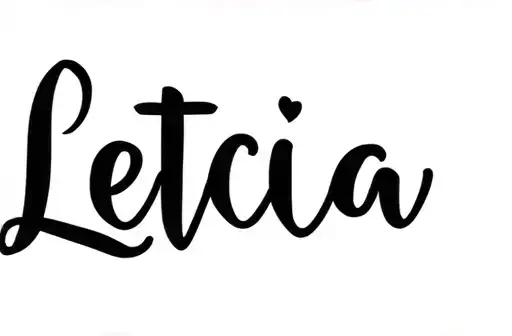 "Leticia" tattoo design idea