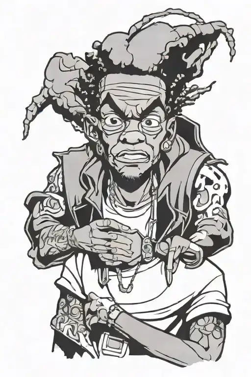 Boondocks tattoo design idea