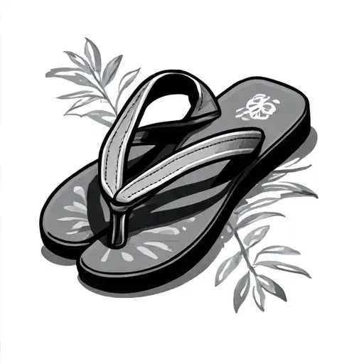 Flip Flop tattoo design idea