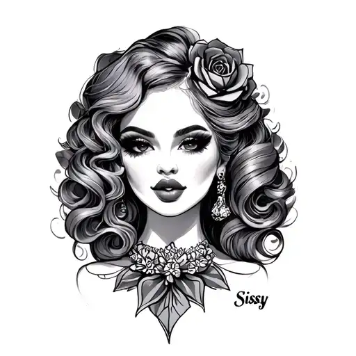 Sissy tattoo design idea