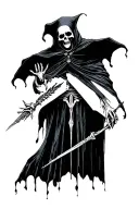 grim reaper puppet master tattoo design idea