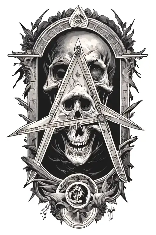 illuminati hidden within tattoo design idea