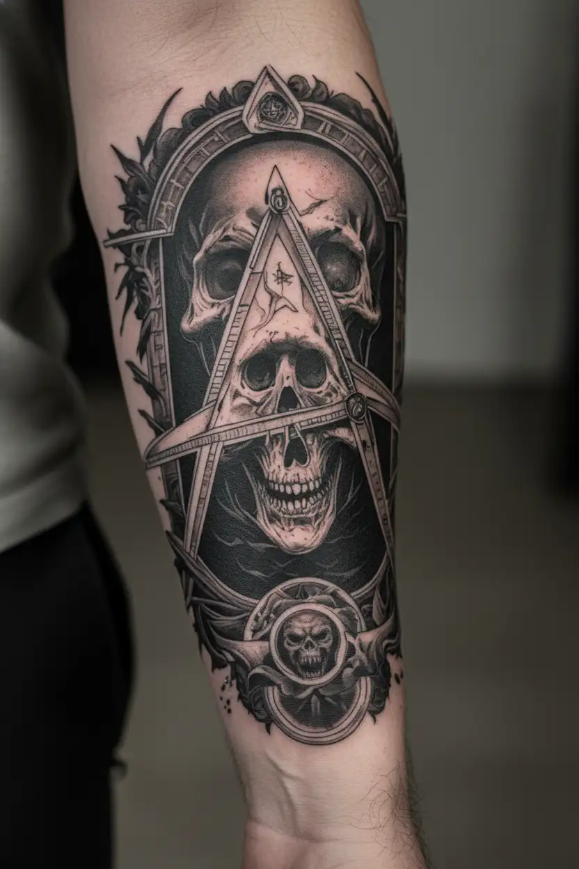 illuminati hidden within tattoo design idea