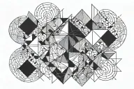 arete tattoo design idea