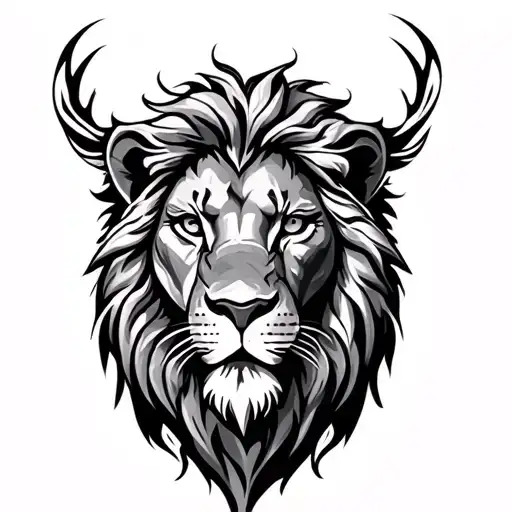 Czech lion tattoo design idea