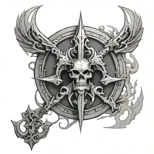 warhammer inquisition token 40000 tattoo design idea
