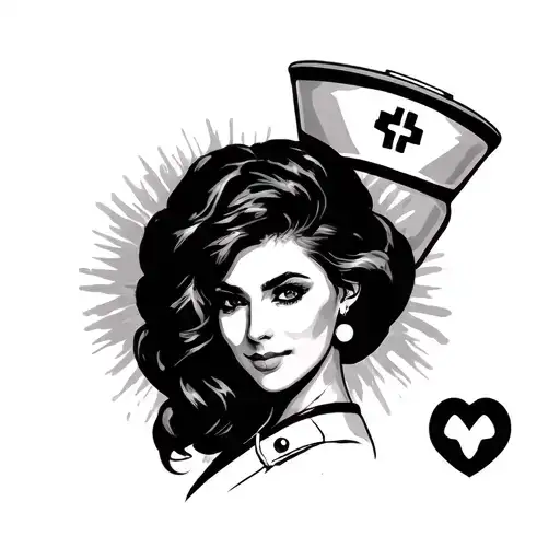 Registered Nurse tattoo design idea