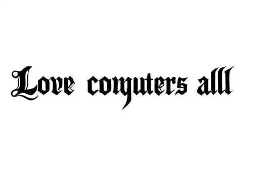 "Love conquers all" tattoo design idea