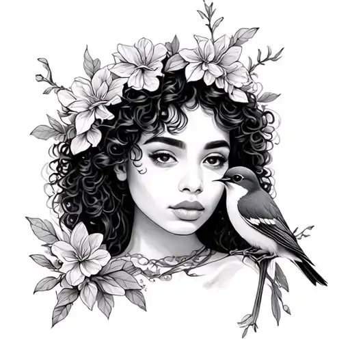 pretty little birds song sza reference photo instead tattoo design idea