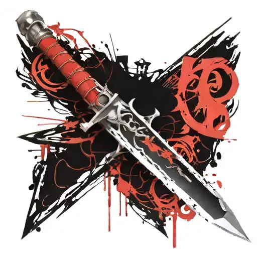 Berserk sword tattoo tattoo design idea