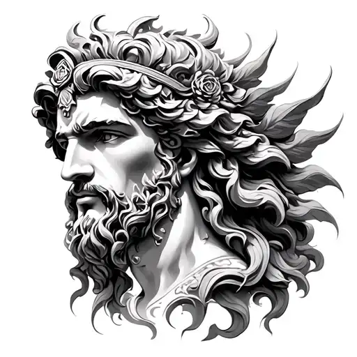 gods Olympus tattoo design idea