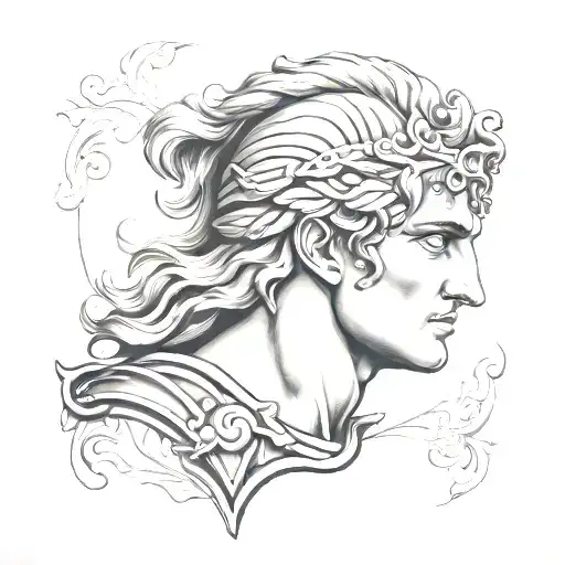 Alexander the Great tattoo design idea