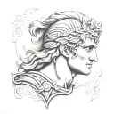 Alexander the Great tattoo design idea