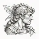 Alexander the Great tattoo design idea