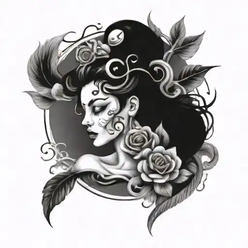 equanimity tattoo design idea