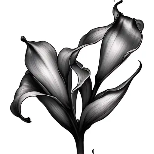 Calla Lilies tattoo design idea