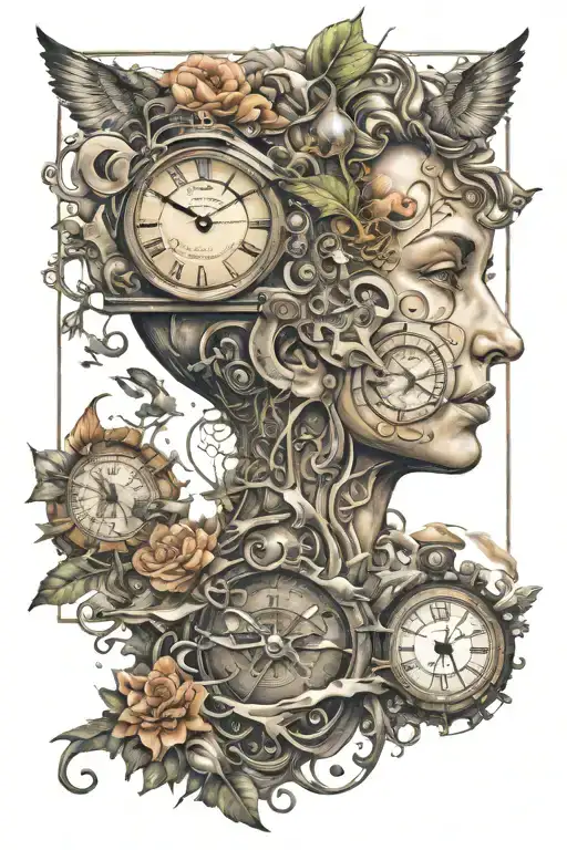 today determines your tomorrow tattoo design idea