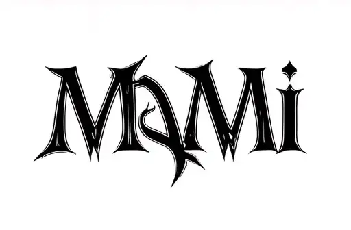 "Mami " tattoo design idea