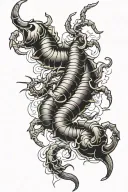 scorpion ram fusion design combining tattoo design idea