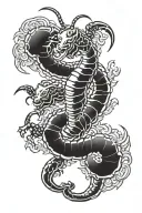 scorpion ram fusion design combining tattoo design idea