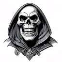 skeletor tattoo design idea