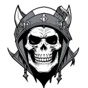 skeletor tattoo design idea