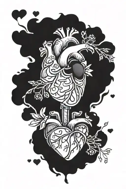 I love your heart daddy tattoo design idea