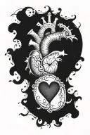 I love your heart daddy tattoo design idea