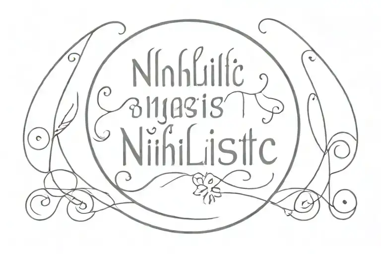 Nihilistic Rune 52+ Nihilist Tattoo Ideas in 2026 - BlackInk AI