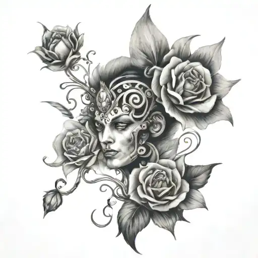Submissive tattoo design idea