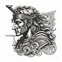 Alexander the Great tattoo design idea