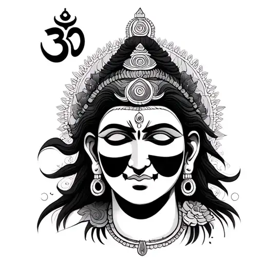 Om Namah Shivaya tattoo design idea