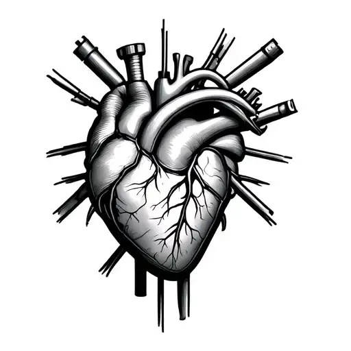 Heart Surgery tattoo design idea