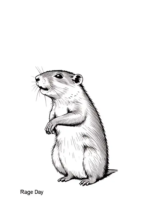 groundhog day Rage rage tattoo design idea