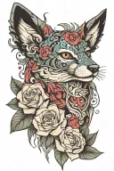 echo and karma tattoo design idea