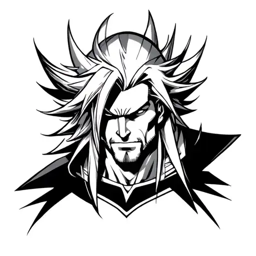 All Might tattoo design idea
