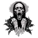 Not even ghost are this empty suicideboys related tattoo design idea