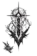 Blasphemous tattoo design idea