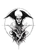 Blasphemous tattoo design idea