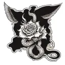 still alive tattoo design idea