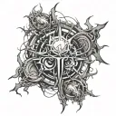 linkin park hybrid theory tattoo design idea