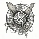 linkin park hybrid theory tattoo design idea